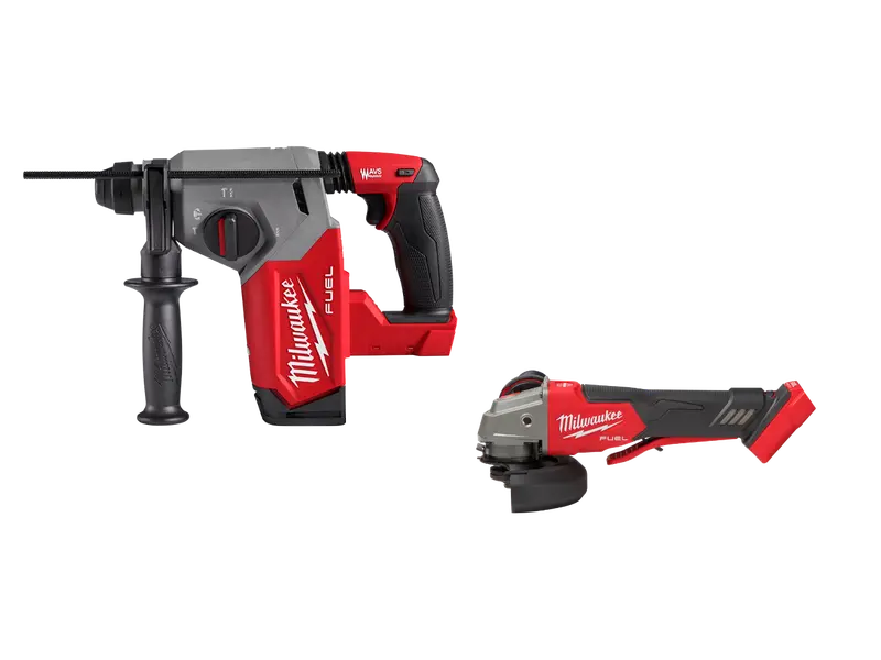 Milwaukee M18 Fuel 18V Sds Plus Rotary Hammer Grinder Kit – 1" Capacity 1