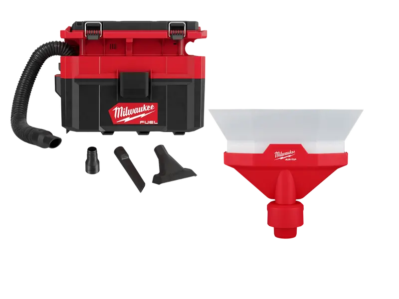 Milwaukee M18 Fuel Packout Wet/Dry Vacuum (2.5 Gal) With Integrated Dust Collector – Model 0970-20Dc 1