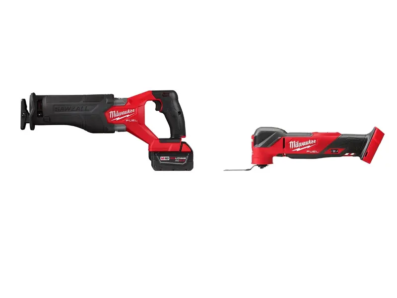 Milwaukee M18 Fuel Sawzall And Oscillating Multi-Tool Combo Kit (2821-21Mt) 1