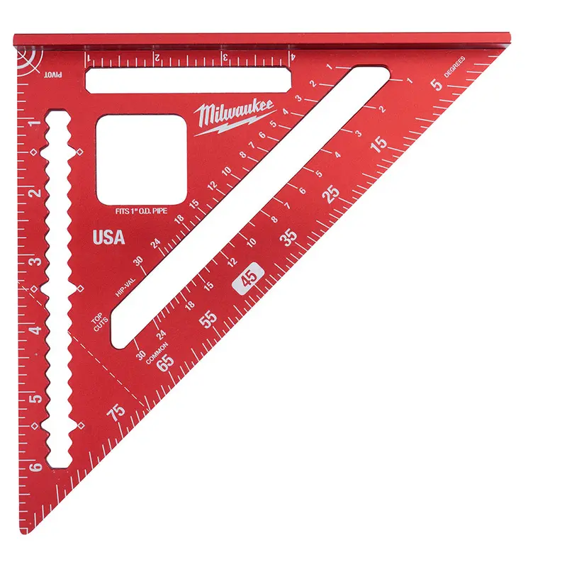 Milwaukee Mlsq070 Heavy-Duty Rafter Square – 7" Aluminum With Reinforced Frame 1