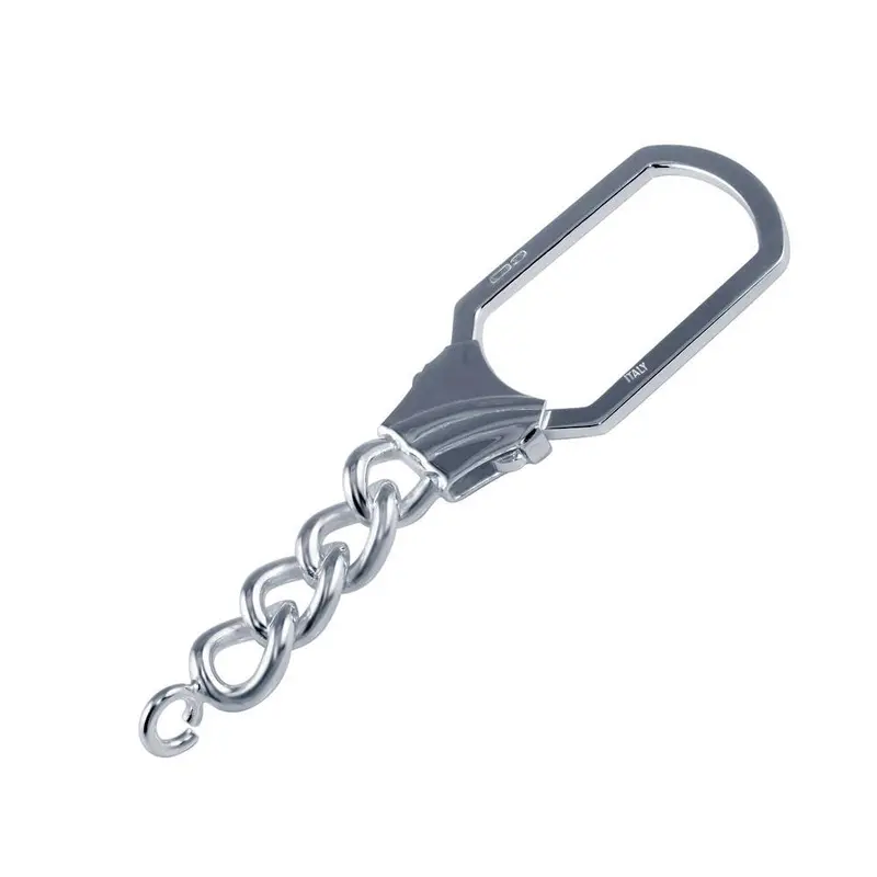 Minimalist High-Polish Sterling Silver Keychain – Keychain32 1