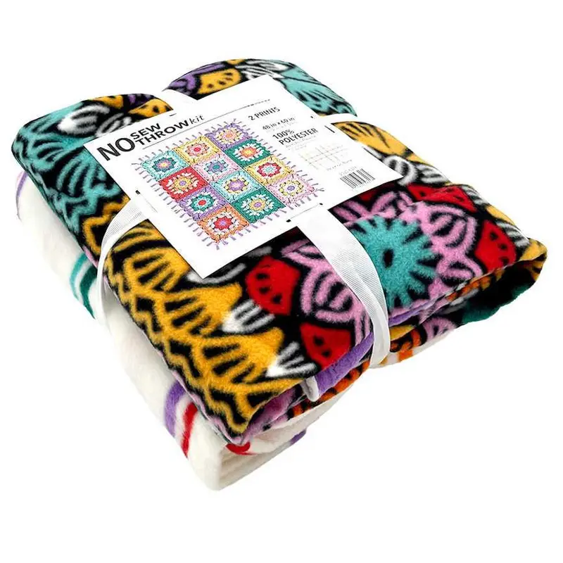 No-Sew Diy Throw Blanket Kit – 48 X 60 Inches 2