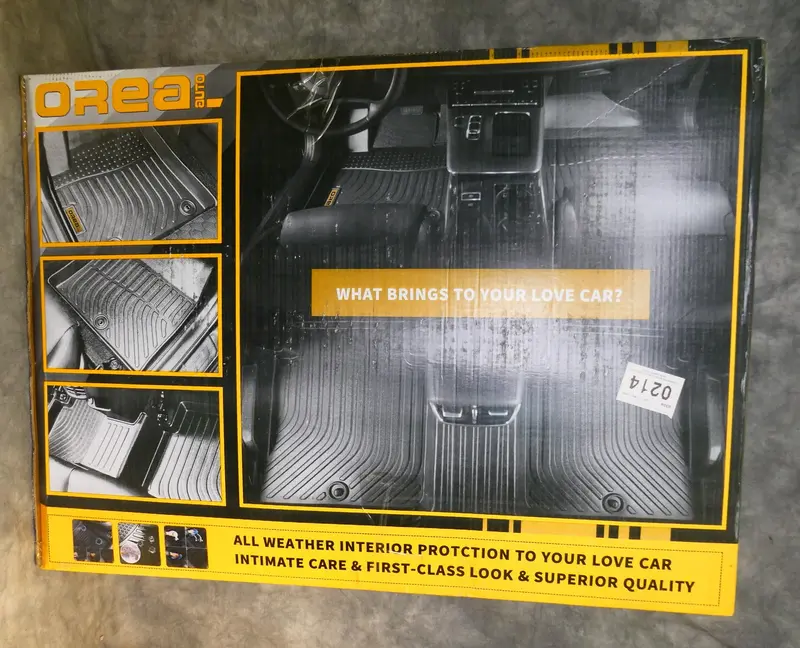 Oreal Brand New Auto Floor Mat Set – 4-Piece Vehicle Interior Protection 1