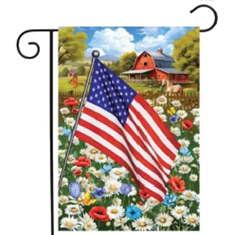 Outdoor Patriotic Garden Flag – 12" X 18" Decorative Banner 1