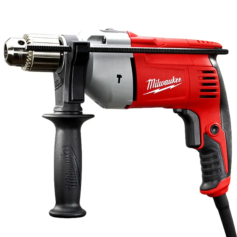 Reconditioned Milwaukee 1/2-Inch Corded Hammer Drill With Side Handle (5376-80) 1