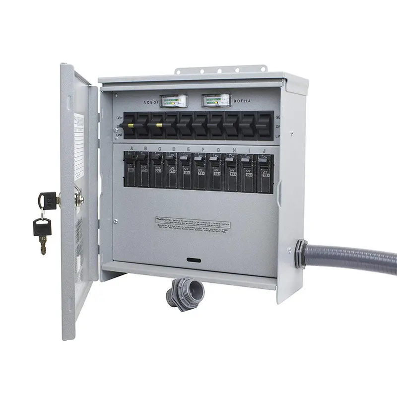 Reliance R510A Pro/Tran-2 Transfer Switch – 50-Amp, 10-Circuit, Outdoor-Rated 120/240V 1