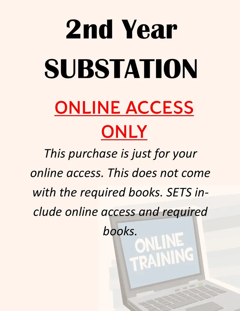 Second-Year Substation Training — Digital Access Only 1