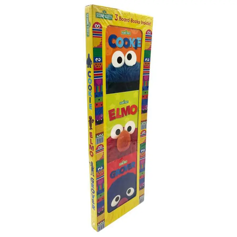 Sesame Street Friends Board Book Collection – 3-Pack Early Learning Set 1
