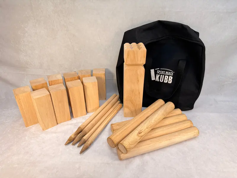 Sports Beats Kubb Lawn Toss Game – Includes Portable Carry Bag 1