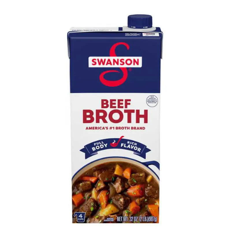 Swanson 100% Natural Beef Broth – 32-Ounce Carton 1
