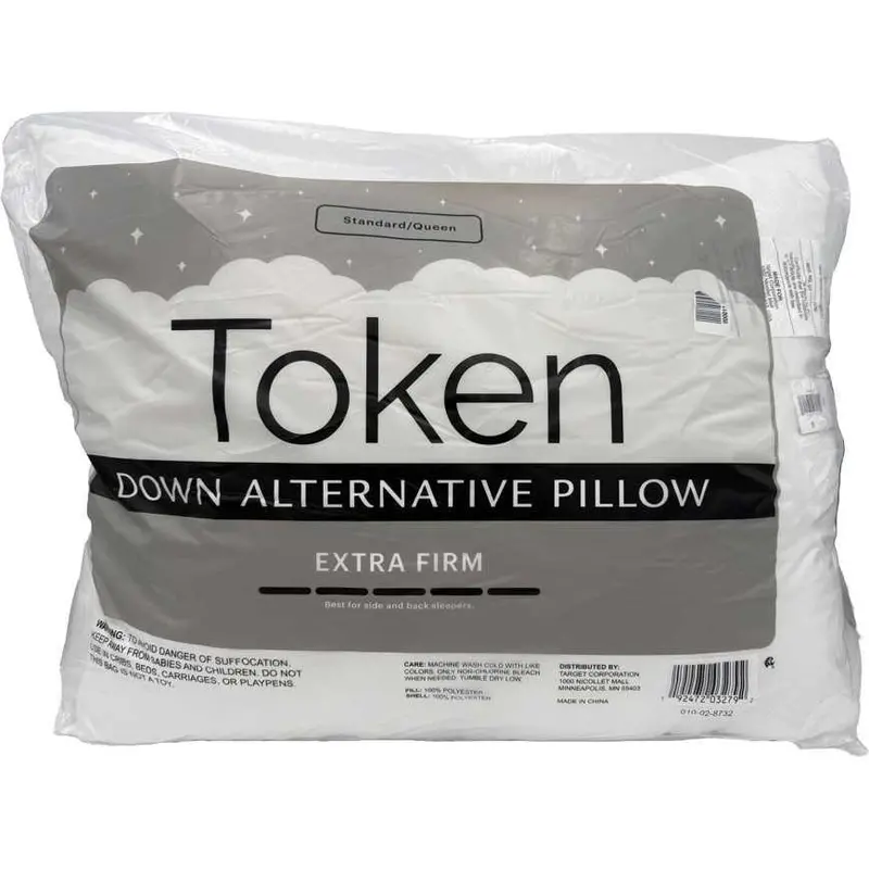 Token Standard Supportive Bed Pillow – Medium Loft 1
