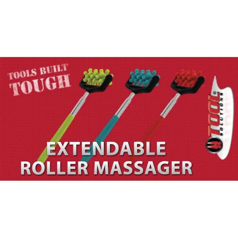 Tool Solutions Adjustable Roller Massager – Extendable Deep-Tissue Relief Tool 1