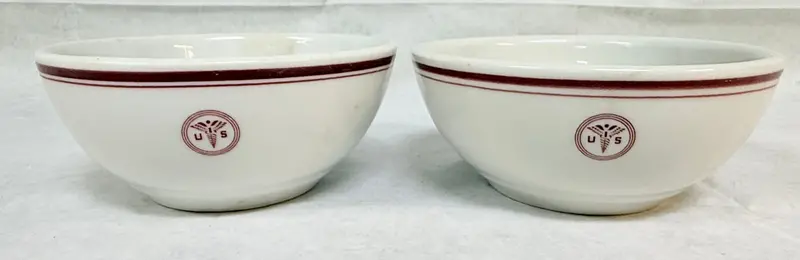 Us Army Medical Corps Commemorative Bowls – Pair 1