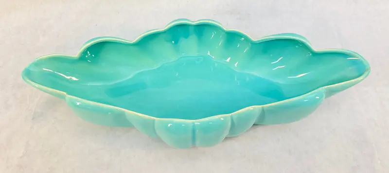 Vintage Anna Van Briggle Mid-Century Console Bowl 1