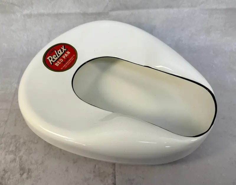 Vintage Jones Relax Seamless Stainless Steel Bedpan – Model 500 With Original Box 1