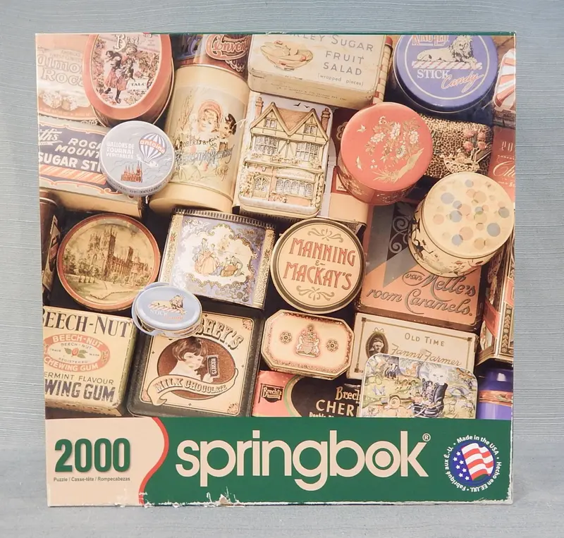 Vintage Treasures 2000-Piece Jigsaw Puzzle – Classic Americana Theme 1