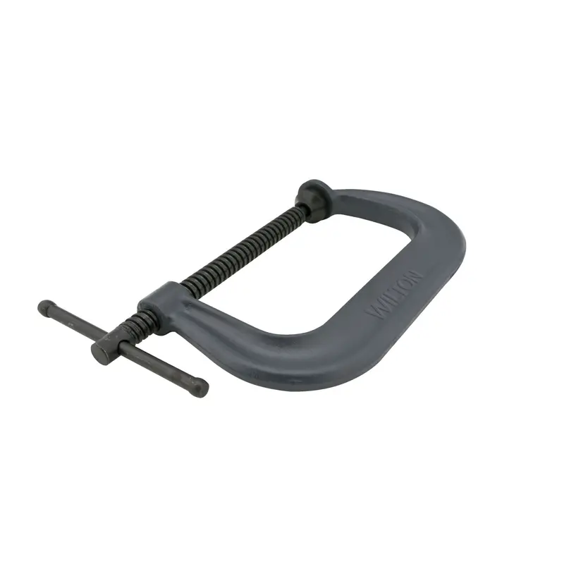 Wilton 400 Series 0–6-1/16-Inch Forged C-Clamp – Drop-Forged Steel, Smooth Operation 1