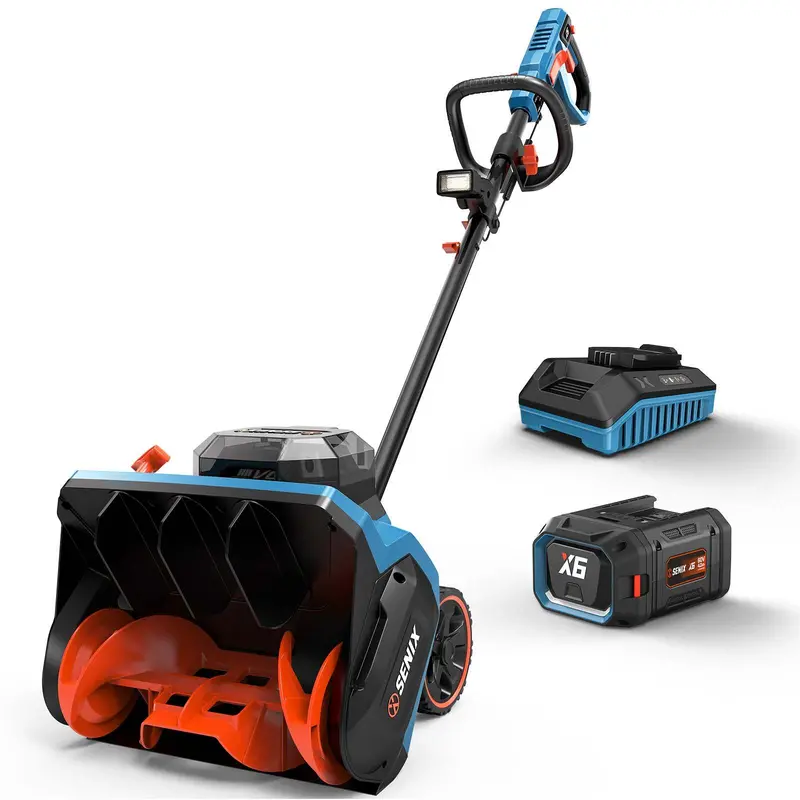 X6 60V Max Cordless Snow Shovel – 15-Inch Width, Brushless Power, 6.0 Ah Battery + Charger Included 1